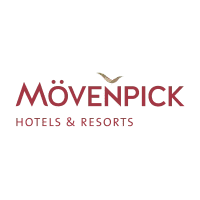 Logo of Mövenpick Hotels & Resorts, a premium hospitality brand partnered with AM Marketing for marketing strategies in Pakistan and Qatar.