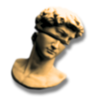 Ancient sculpture with a bold, resilient expression – symbolizing brand endurance and strength.