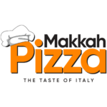 Logo of Makkah Pizza, a local pizza chain partnered with AM Marketing for social media marketing, branding, and audience engagement in Pakistan and Qatar.